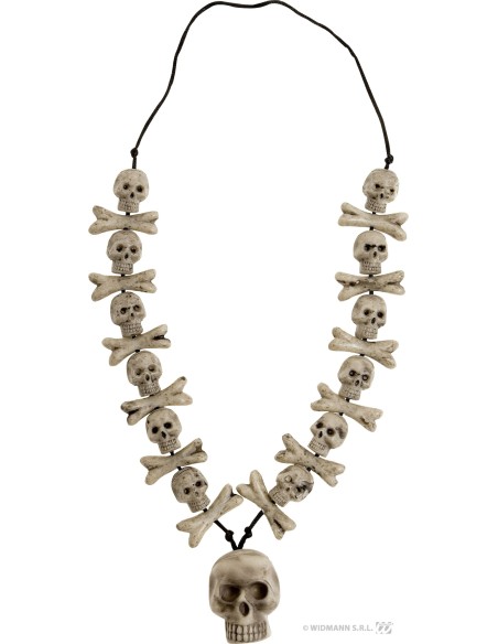 Collier têtes de mort