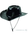 Chapeau de cow-boy noir