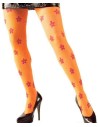 Collants fluo avec fleurs