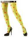 Collants fluo avec fleurs