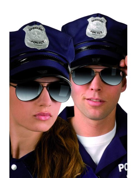 Lunettes police miroir