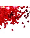 Confettis coeurs rouge