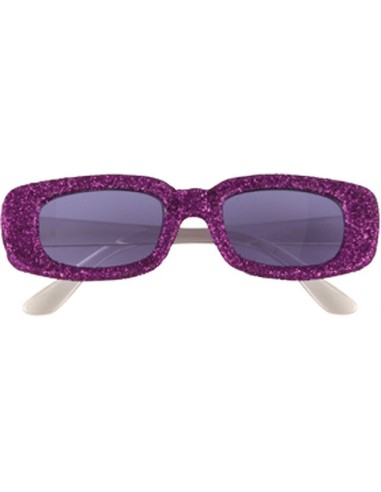 Lunettes star paillettes couleur