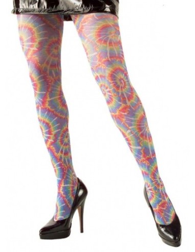 Collants couleurs psychédéliques