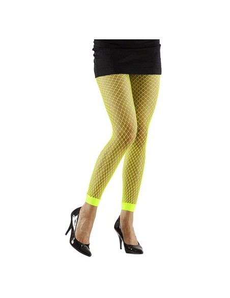 Leggings résilles fluo