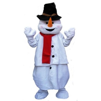 Mascotte de bonhomme de neige