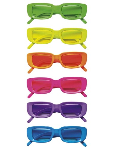 Lunettes néon couleurs fluos