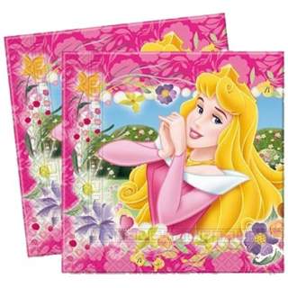16 serviettes papier Princesses Disney