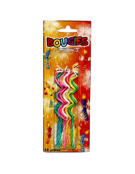 12 bougies spirales