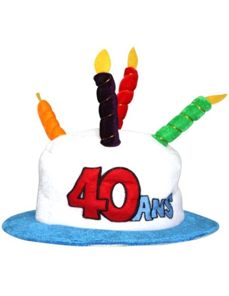 Chapeau anniversaire 40 ans