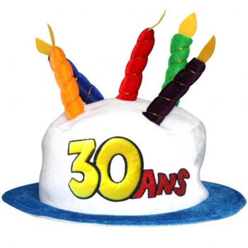 Chapeau anniversaire 30 ans