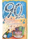 Carte Joyeux Anniversaire 90 ans