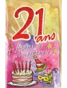 Carte Joyeux Anniversaire 21 ans