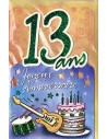 Carte Joyeux Anniversaire 13 ans