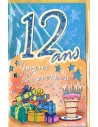 Carte Joyeux Anniversaire 12 ans