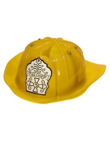 Casque de pompier jaune