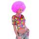 Perruque afro couleur fluo