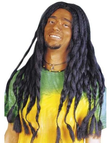 Perruque rasta noire