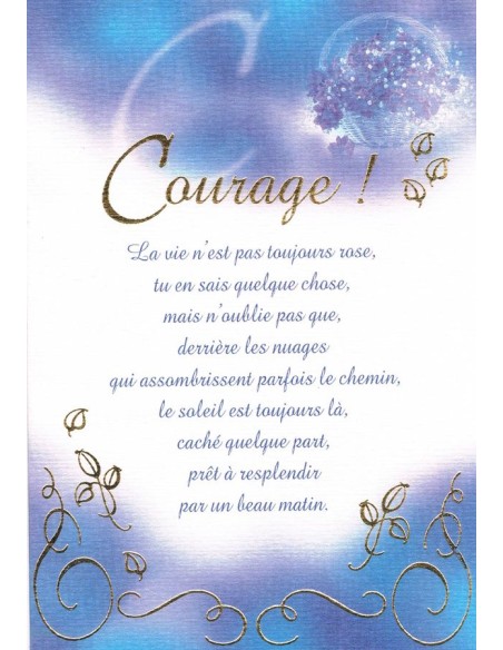 Carte courage