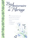 Carte bon anniversaire de mariage