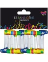 12 sans-gênes assortis