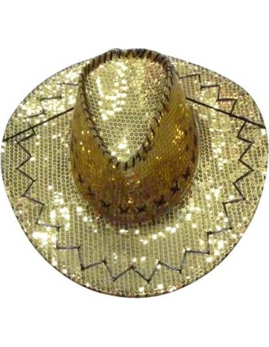 Chapeau cow-boy paillettes brillantes