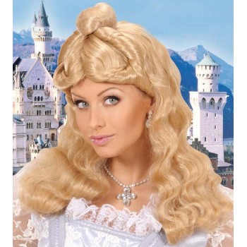 Perruque princesse blonde