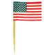 50 mini drapeaux USA sur pic